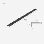 VYRA Tiranti per bordi in ottone massiccio