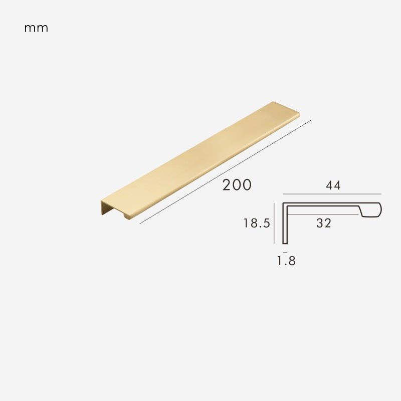 VYRA Tiranti per bordi in ottone massiccio