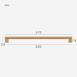 Manijas XYLO de haya y latón